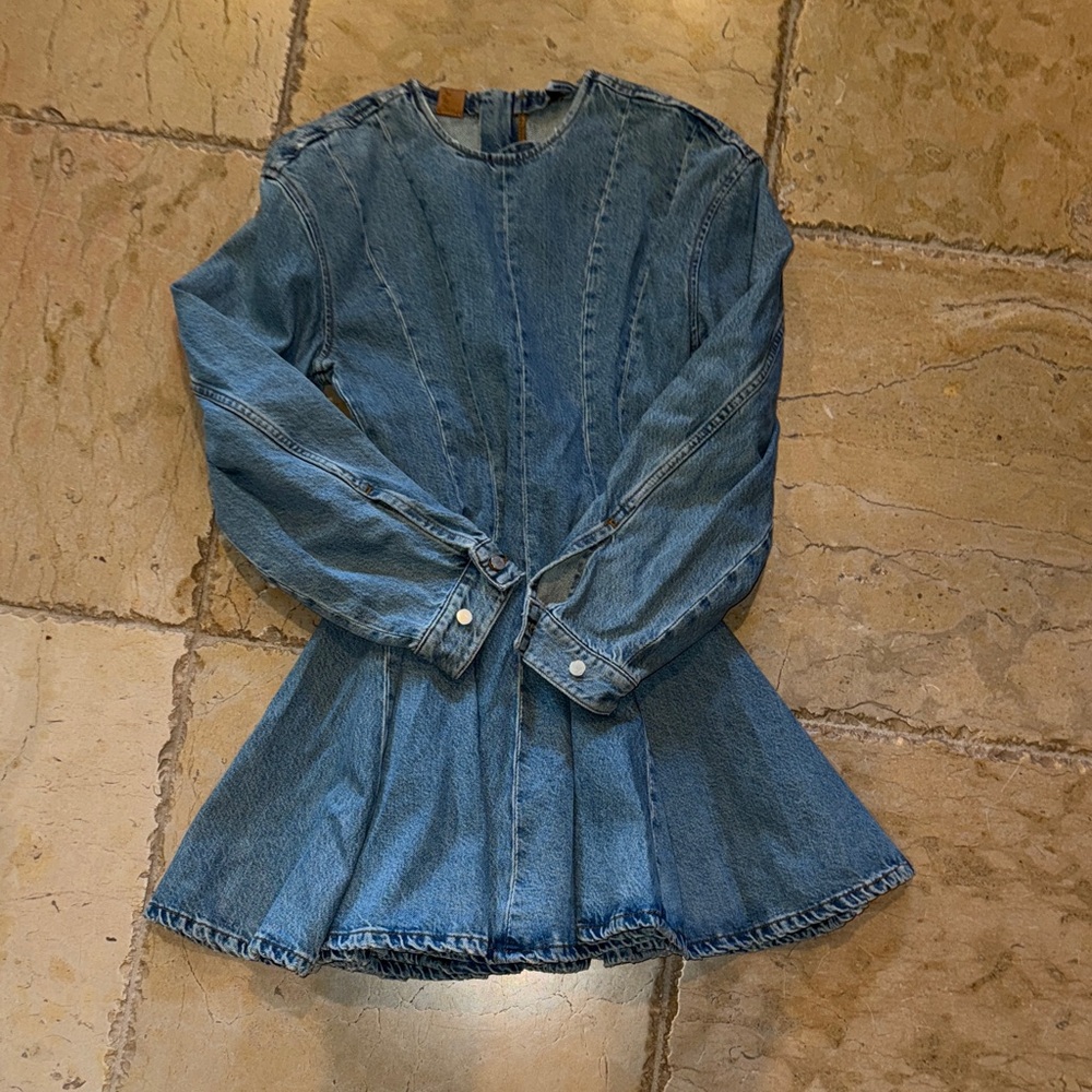 Denim Long Sleeve Dress